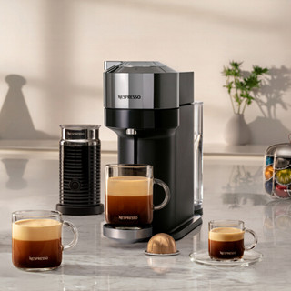 Nespresso Vertuo Next胶囊咖啡机 家用商用全自动咖啡机 办公室小型便携式胶囊机 浅灰色