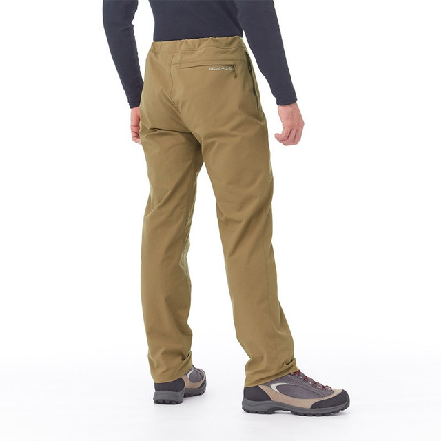 mont·bell montbell 户外男款四季中厚徒步露营登山防风防泼水舒适运动长裤 1105673 褐色