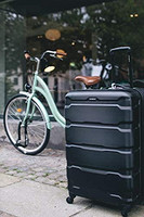 Samsonite 新秀丽 Omni Pc Hardside 可扩展行李箱 带万向轮，黑色，Carry-On 20-Inch