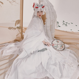 广袖刺绣大袖衫绣花汉服外套女装 大袖衫 现货 XL