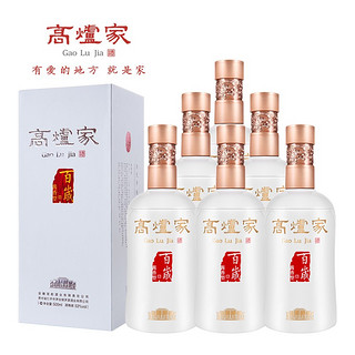 高炉家 53度 500ml*6 整箱装 百岁酱香高端款 酱香型高度白酒 赠送礼品袋*3