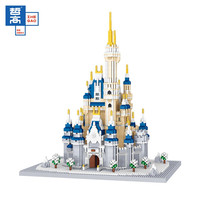 哲高积木玩具 LZ8189乐子街景系列雪景城堡拼装模型儿童积木拼装玩具男女孩玩具礼物可当桌面摆件-4775PCS