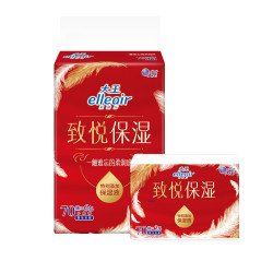 elleair 大王爱璐儿 致悦保湿面巾纸70抽*6包 高端保湿纸巾 大王纸品