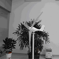 鸿沃 鸿隆 家用小型水平轴风力发电机风光互补路灯监控 300W/24V 3叶片