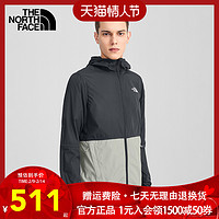 北面 2022春夏新款TheNorthFace北面皮肤衣男户外休闲轻薄透气外套4NEF