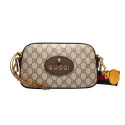 GUCCI 古驰 女士 虎头相机包NEO VINTAGE系列人造帆布单肩斜挎包 476466 K9GVT 8856