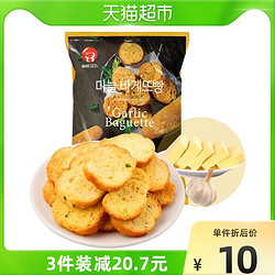 高邦喜 进口韩国高邦喜咸味网红零食法棍切片面包片干饼干蒜香黄油味80g