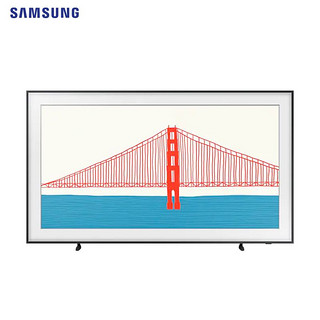 SAMSUNG 三星 85英寸 Frame画壁系列 超薄大屏QLED量子点 4K超高清AI语音蓝光护眼 艺术电视QA85LS03AAJXXZ