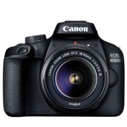 canon佳能eos4000dapsc画幅数码单反相机黑色efs1855mmf35iii变焦镜头
