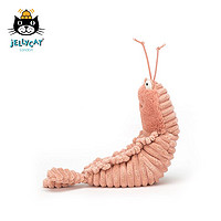 jELLYCAT 邦尼兔 英国jellycat新品Sheldon Shrimp谢尔顿虾男女孩海鲜毛绒玩具包邮