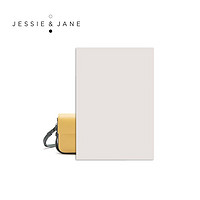 JESSIE&JANE JESSIE＆JANE乐高包牛皮小众设计ins小方包单肩女包3468