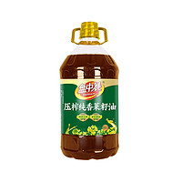 盘中餐 压榨纯香菜籽油 4.5L