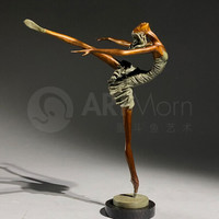 墨斗鱼艺术章华《芭蕾舞情》系列 限量青铜雕塑现代人体客厅装饰品桌面艺术品摆件欧式家居办公室摆件简约 舞韵芭蕾