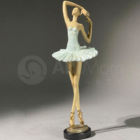 墨斗鱼艺术章华《芭蕾舞情》系列 限量青铜雕塑现代人体客厅装饰品桌面艺术品摆件欧式家居办公室摆件简约 芭蕾-魅力