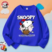 SNOOPY 史努比 全棉男童长袖t恤