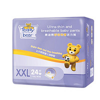 泰迪熊 呼吸特薄拉拉裤XXL24片(15公斤以上)婴儿尿不湿