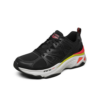 SKECHERS 斯凯奇 Energy Racer Innovative 男子休闲运动鞋 237129/BKMT 黑色/多彩色 42.5