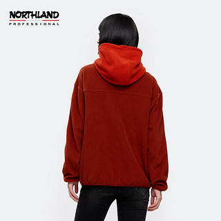 NORTHLAND 诺诗兰 新款中性秋冬连帽抓绒外套户外保暖舒适休闲衣NFTBT0736E