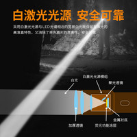 手电筒强光充电户外千米远射超亮激光长续航爆闪露营探洞便携电筒