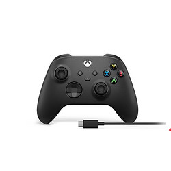 Microsoft 微软 Xbox手柄 USB-C线缆 磨砂黑 有线款