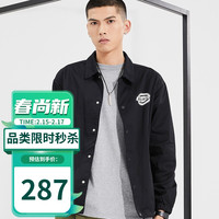 Dickies夹克 潮酷简约风夹克 男女同款 翻领夹克 休闲潮牌上衣 DK007366 黑色 XS