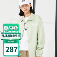 Dickies夹克 潮酷简约风夹克 男女同款 翻领夹克 休闲潮牌上衣 DK007366 青瓷绿 XS