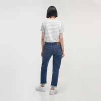 李维斯Levi's秋冬系列新款女士男友风中腰加厚牛仔裤19887-0213