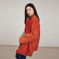 Levi's李维斯新款男士红色翻领保暖时尚个性宽松外套A0706-0001