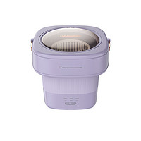 PLUS会员：DAEWOO 大宇 FM01 迷你洗衣机 0.5kg 灰藕紫