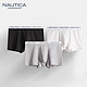 NAUTICA 诺帝卡 男士弹力平角内裤 3条装 NTNS050552