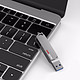 海康威视 X307C USB 3.1 U盘 灰色 128GB USB-A/Type