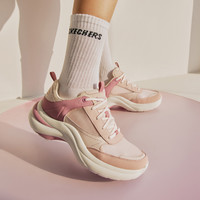 SKECHERS 斯凯奇 155517 女子运动休闲鞋 茱萸粉