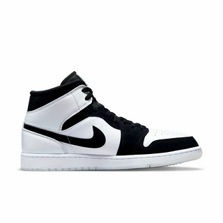 AIR JORDAN Air Jordan 1 Mid SE 男子运动板鞋 DH6933 黑白 42