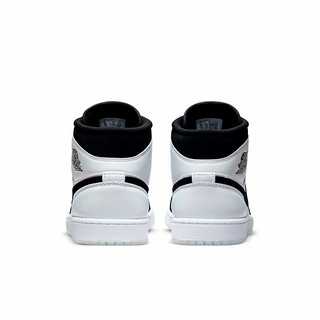 AIR JORDAN Air Jordan 1 Mid SE 男子运动板鞋 DH6933-100 黑白 45