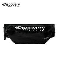 Discovery腰包 美国户外运动斜挎包 男女通用背包 轻盈便携运动骑行徒步挎包 黑色