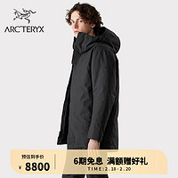 ARC'TERYX始祖鸟 THERME PARKA  GORE-TEX  男子 连帽羽绒服 Distortion/缥缈绿 M(175/102A) S(170/96A) Black/黑色