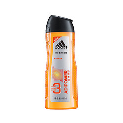 adidas 阿迪达斯 男士3合1全身可用香波沐浴露400ml 洗沐保湿