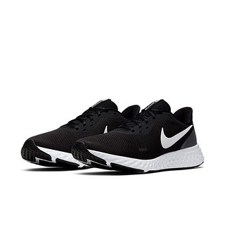 NIKE 耐克 Revolution 5 男子跑鞋 BQ3204-002 黑白 42