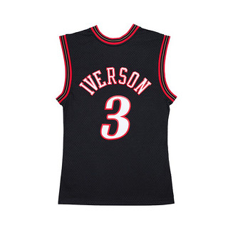 mitchell & ness Mitchell Ness复古球衣 SW球迷版艾弗森篮球服球迷礼品