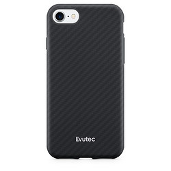 Evutec 凯夫拉苹果7全包手机壳 适用于iPhone7plus全包防摔耐磨芳纶纤维手机壳 商务黑—iphone7