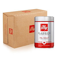 illy 意利 意大利 中度烘焙 研磨咖啡粉 250g*12罐