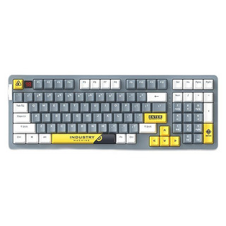 A98 有线机械键盘 工业灰-天空轴V3 98键