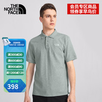 BJ 2022春夏新款TheNorthFace北面短袖t恤男户外柔软舒适棉质polo衫5B1O JK3 XL DYX XXL