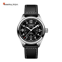 汉米尔顿 瑞士手表 卡其野战系列42毫米双历自动机械男士腕表H70505733
