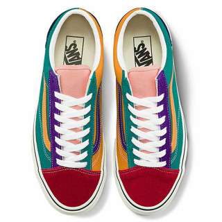 VANS 范斯中性运动板鞋VN0A54F66T6 绿色/紫色/红色37【报价价格评测怎么样】 -什么值得买