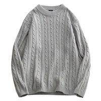 JEANSWEST 真维斯 毛衣男秋冬外穿圆领高领多色百搭条纹冬季打底男士针织衫