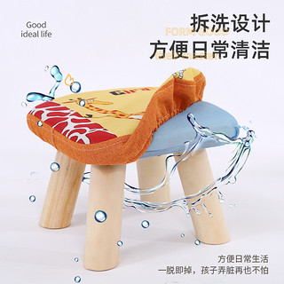 小凳子家用实木圆矮凳可爱儿童小板凳宝宝椅子时尚网红创意小板凳