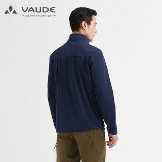 巍德（VAUDE）软壳衣男户外运动吸湿排汗抗菌防风衣徒步登山外套 M VAUDE黑