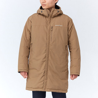 montbell日本冬季户外两面穿商务大衣中长款保暖羽绒服男款外套