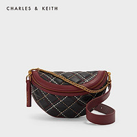 CHARLES & KEITH CK2-80781465 女士菱格链条包